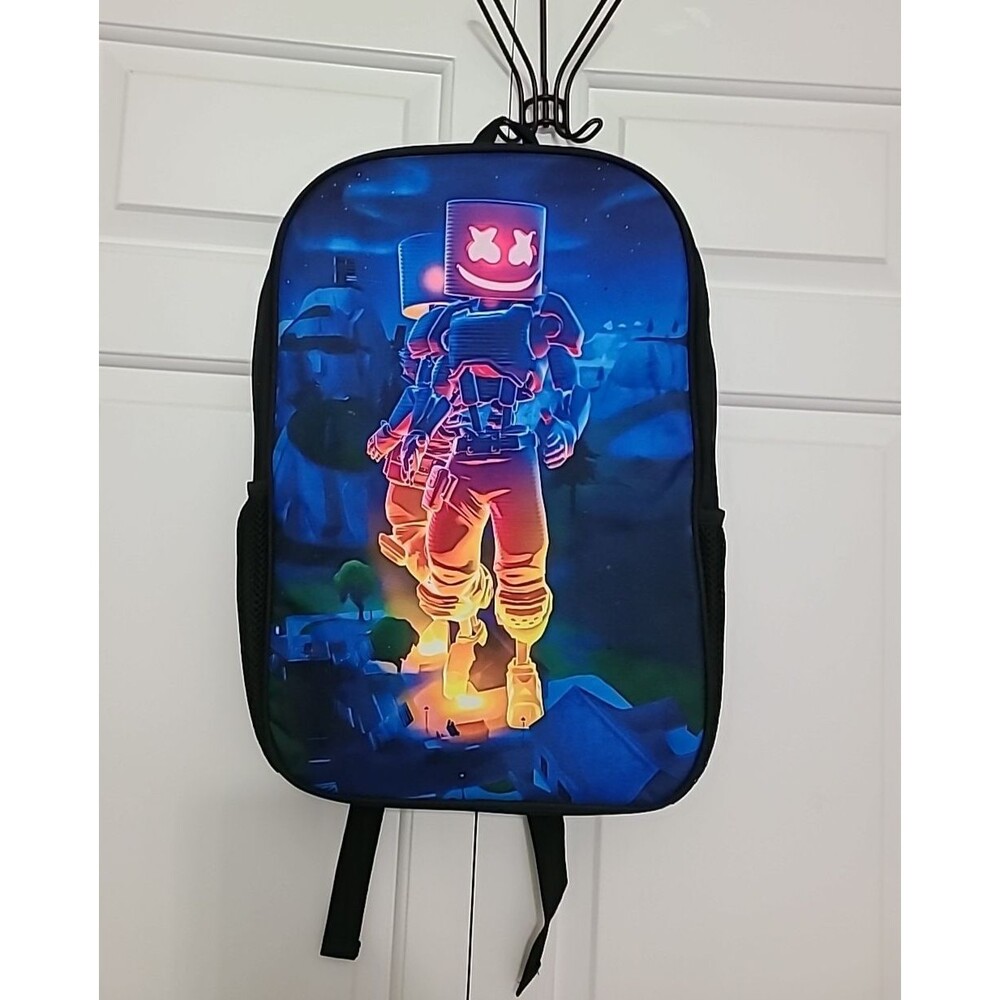 Unisex Kids/Adults DJ Marshmello Backpack 16" x 11.5" Bag - EDM/Rave